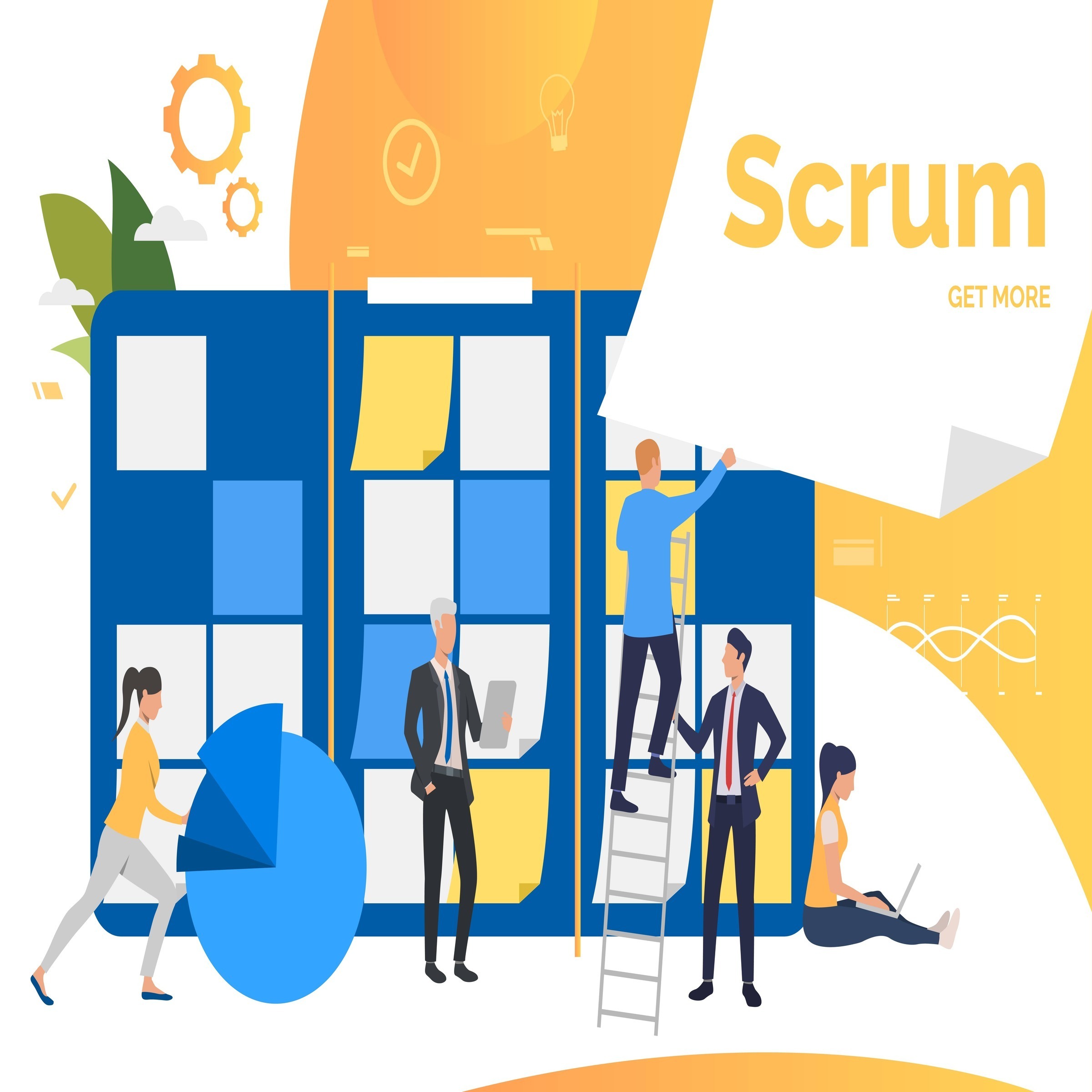 How my journey started with no process to Kanban and reached to Scrum?